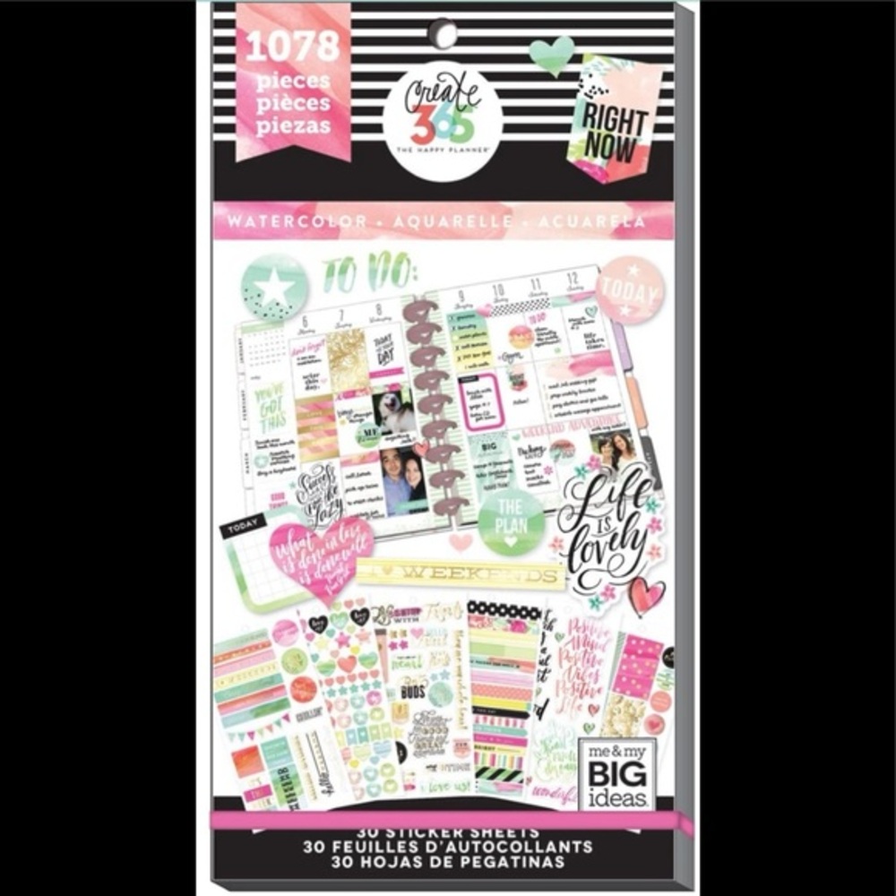 THE HAPPY PLANNER WATERCOLORS STICKERS